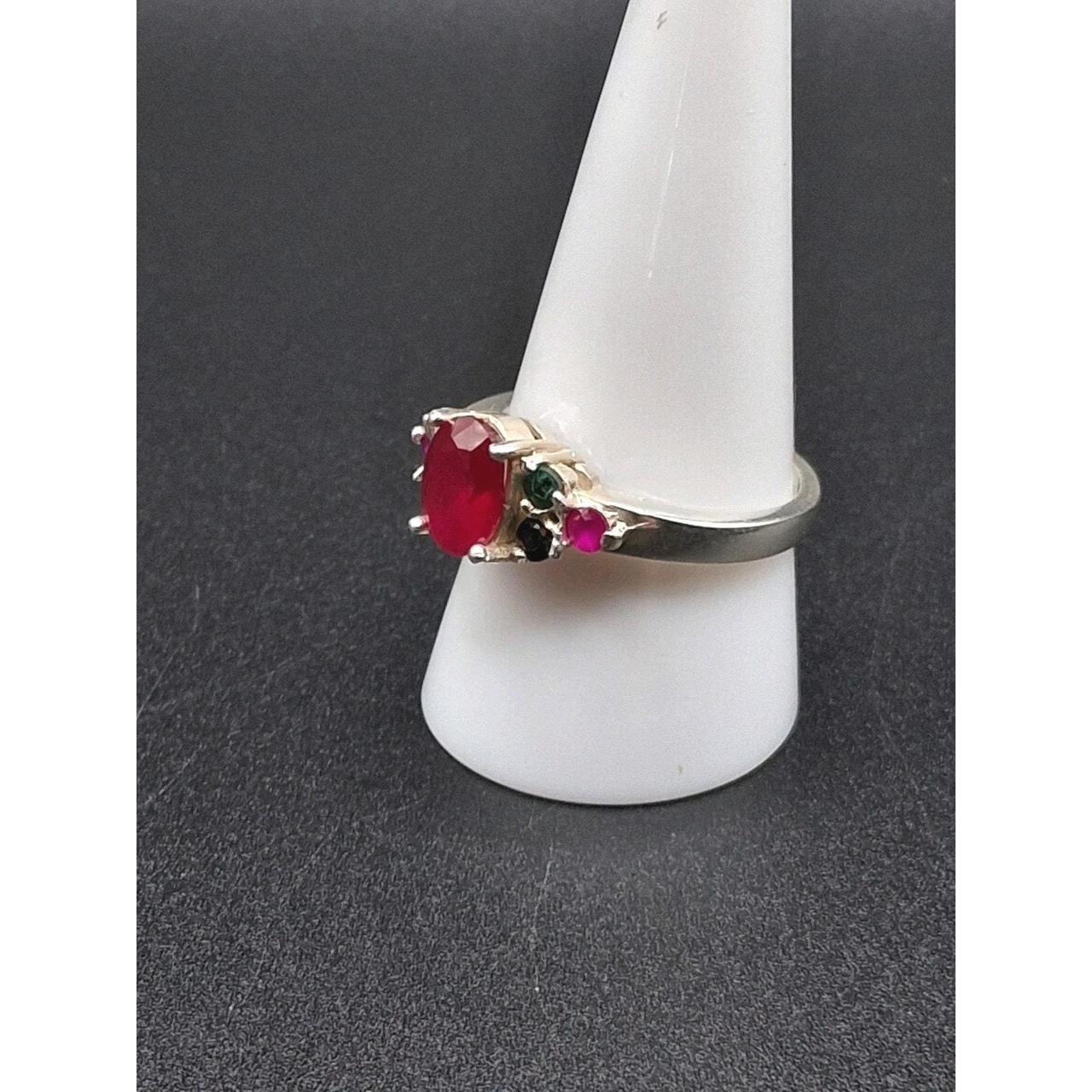 Handmade Women's Ring - Multi/Silver – This Ruby,… - image 2