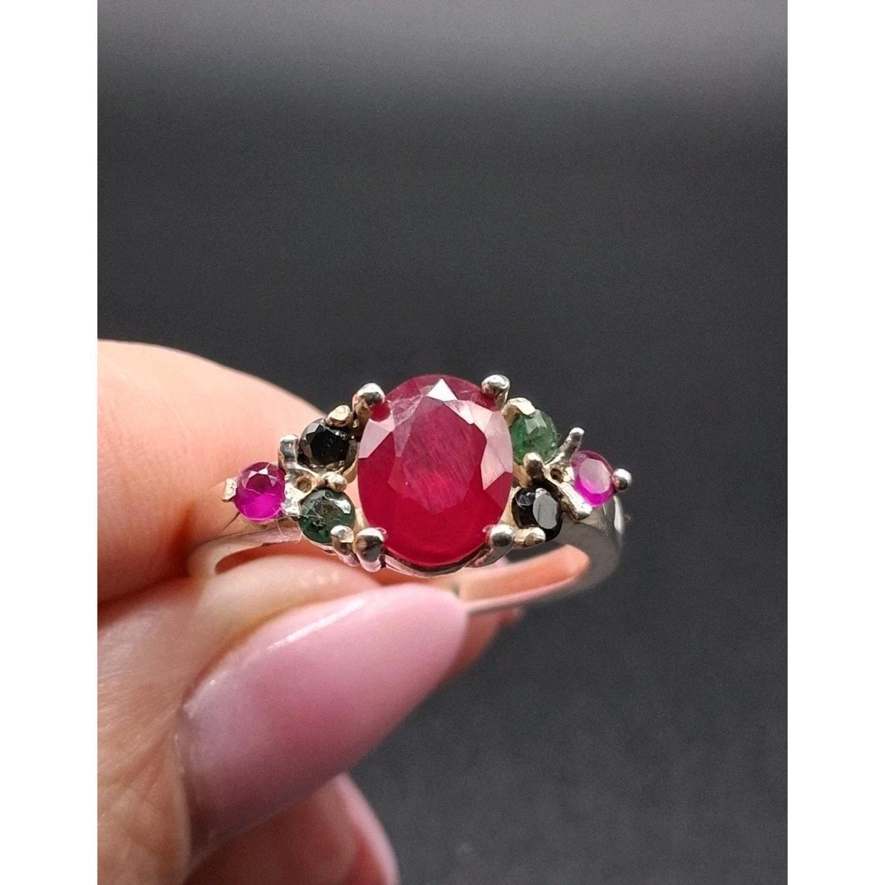 Handmade Women's Ring - Multi/Silver – This Ruby,… - image 4