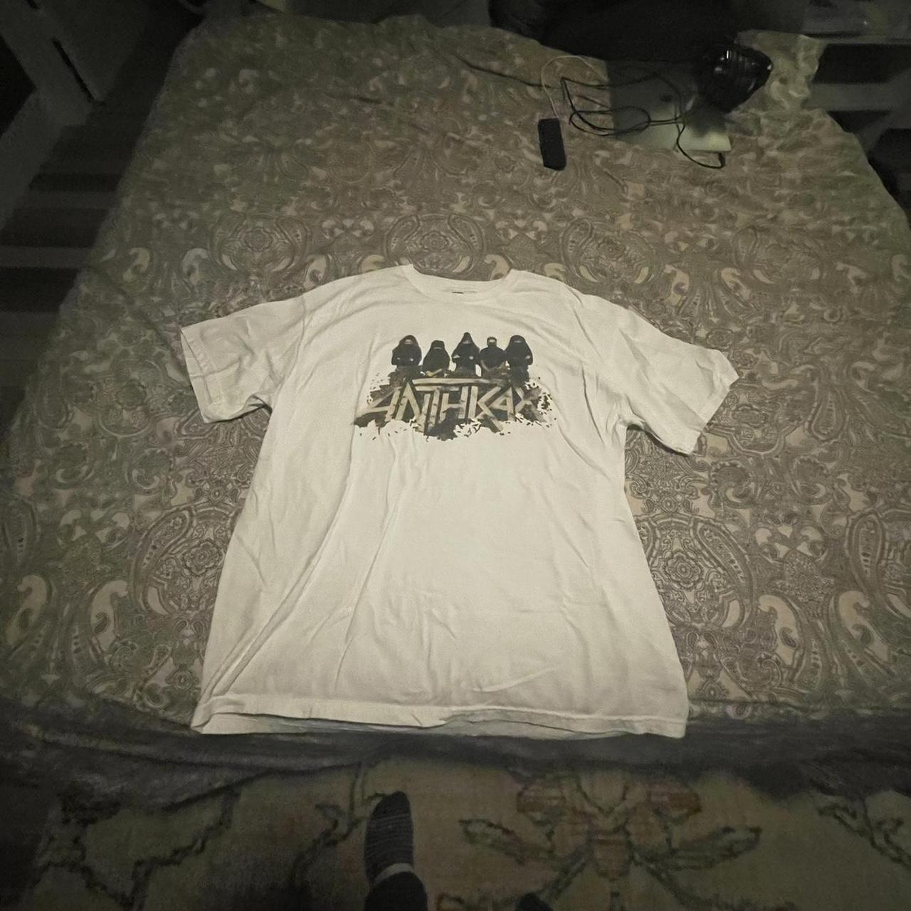 Anthrax Attack of the Killer B's White Men T- Shirt S to