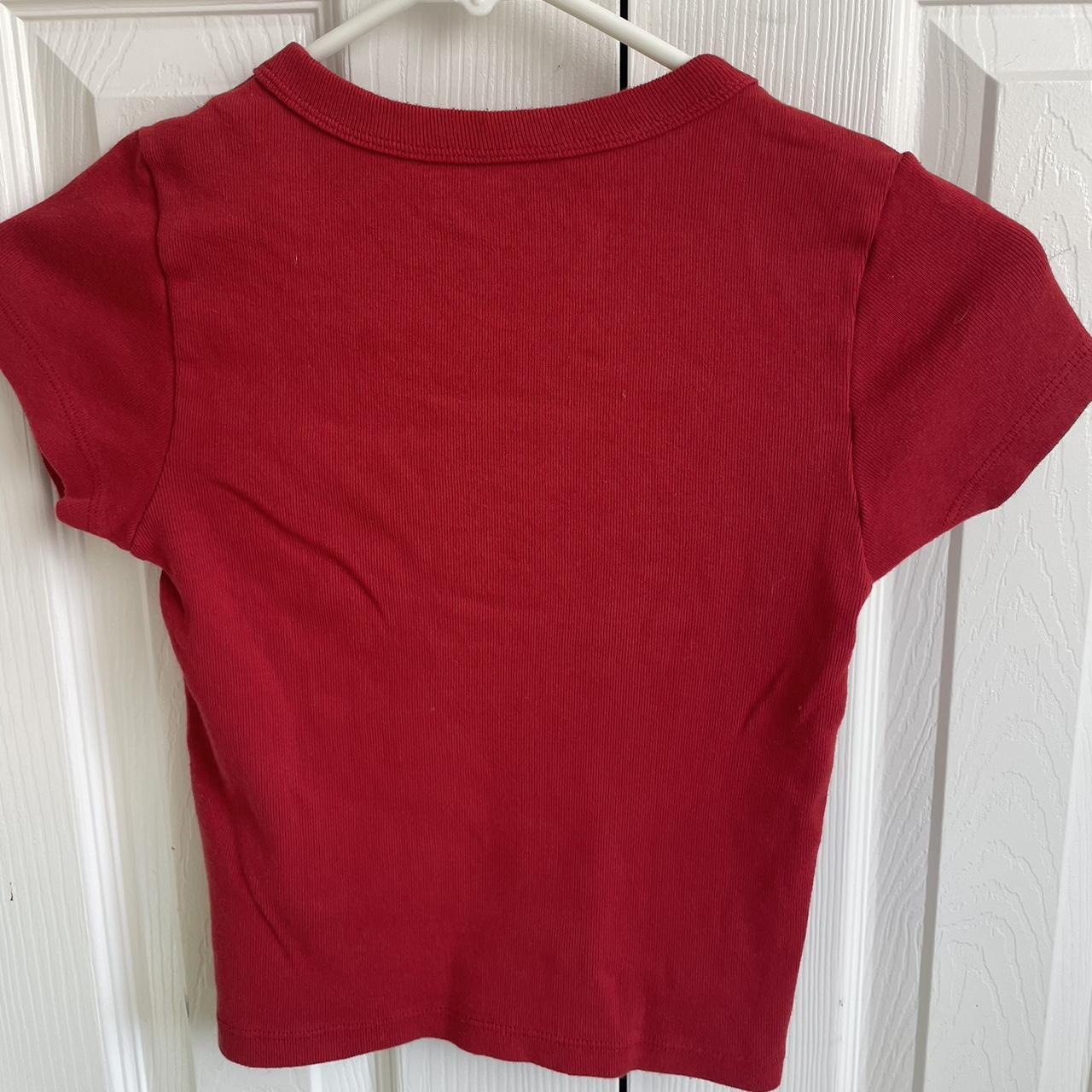 Red brandy baby tee. Brand new with tags. Guys can Depop