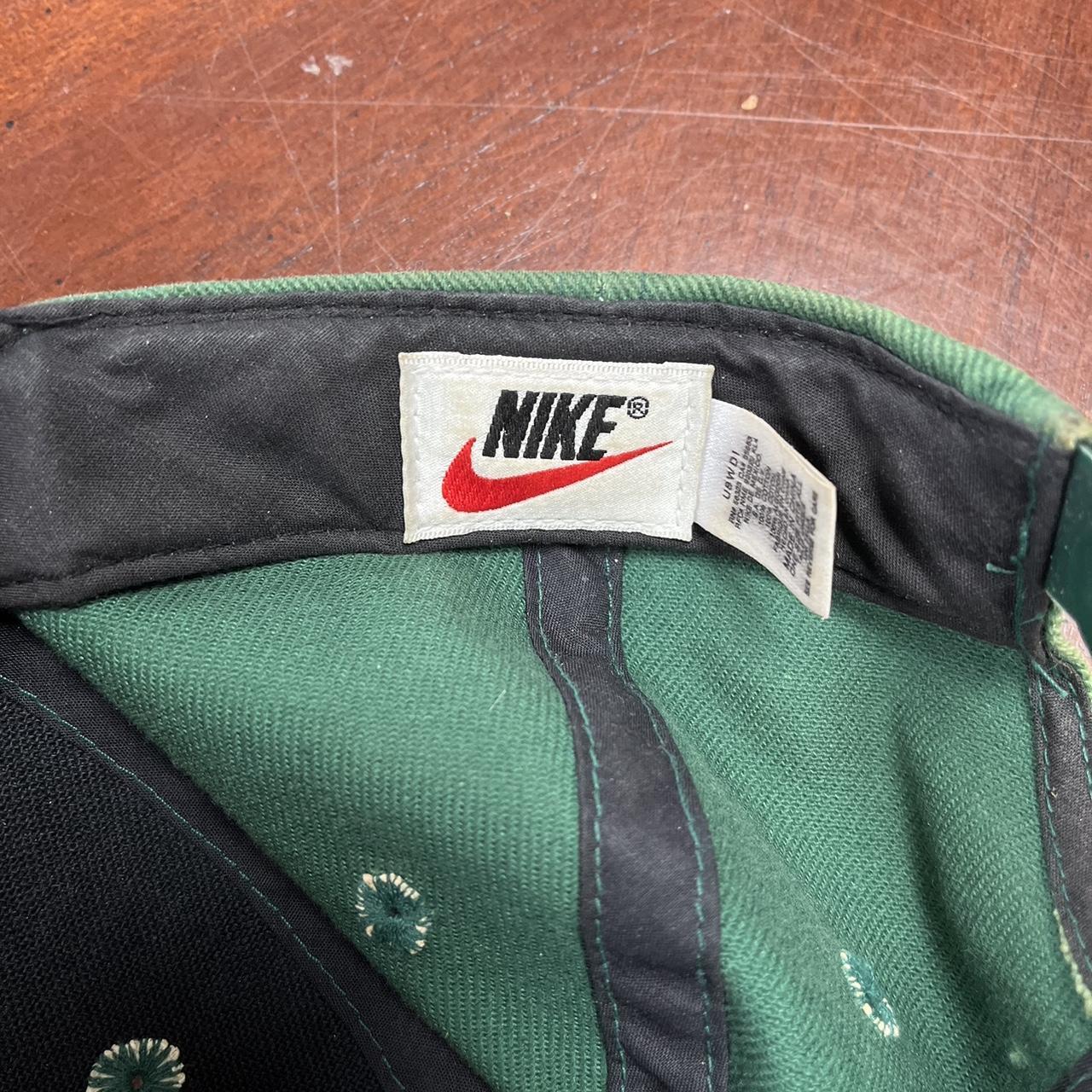 Vintage Nike hat one size fits all green and brown - Depop