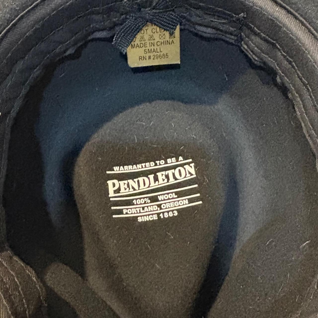 Pendleton Men's Leather Hat - Black – Pendleton B… - image 3