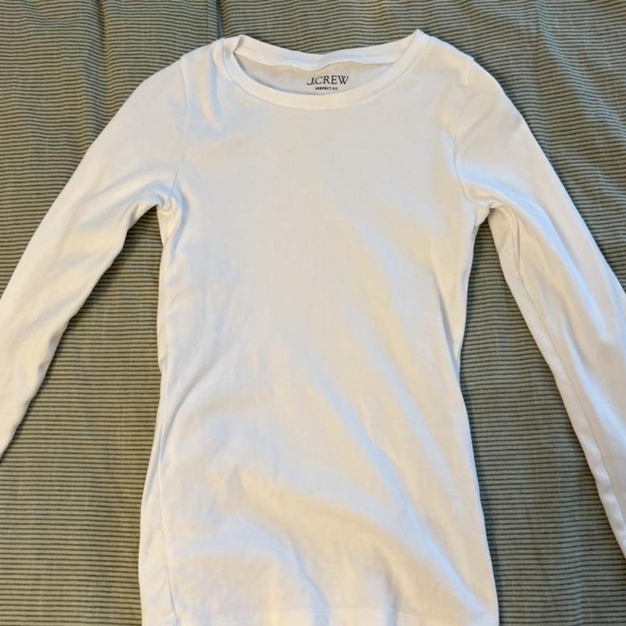 j crew perfect fit long sleeve tee