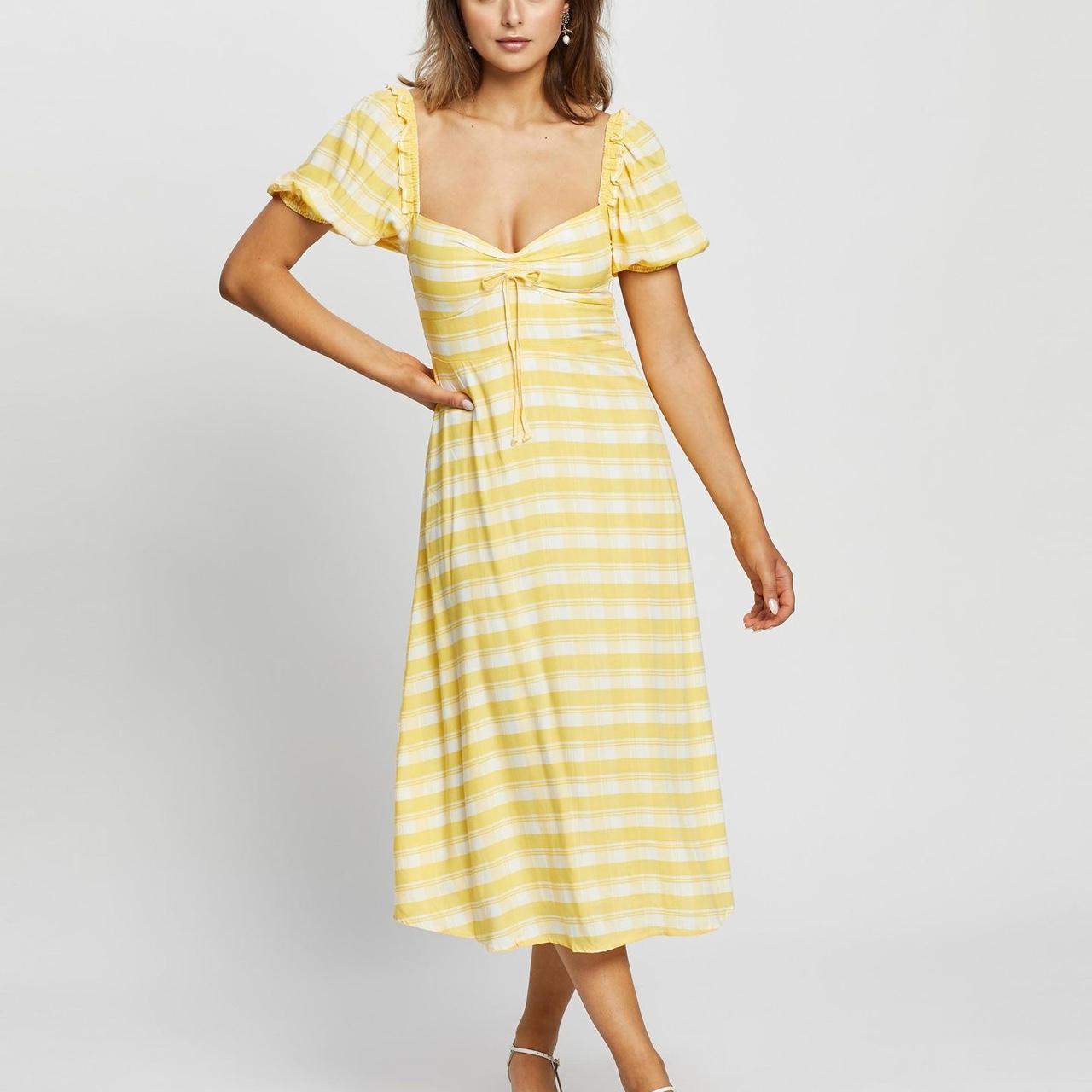 Faithfull the brand yellow dress sale