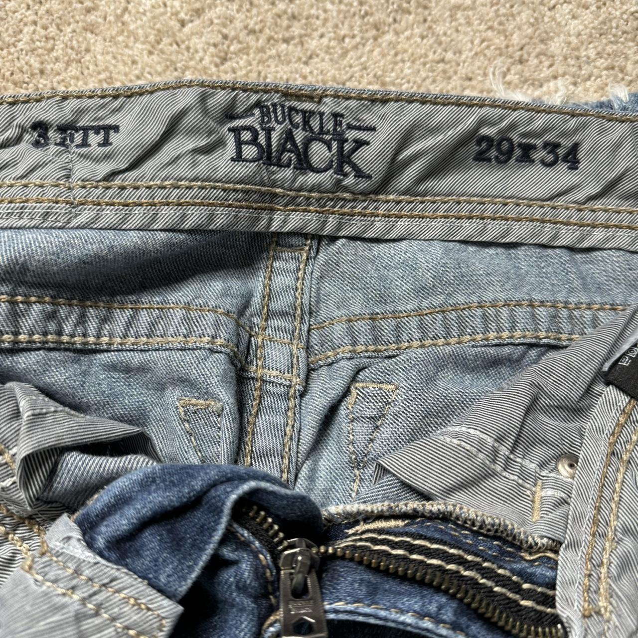 Buckle Black Men's Blue Jeans (4)