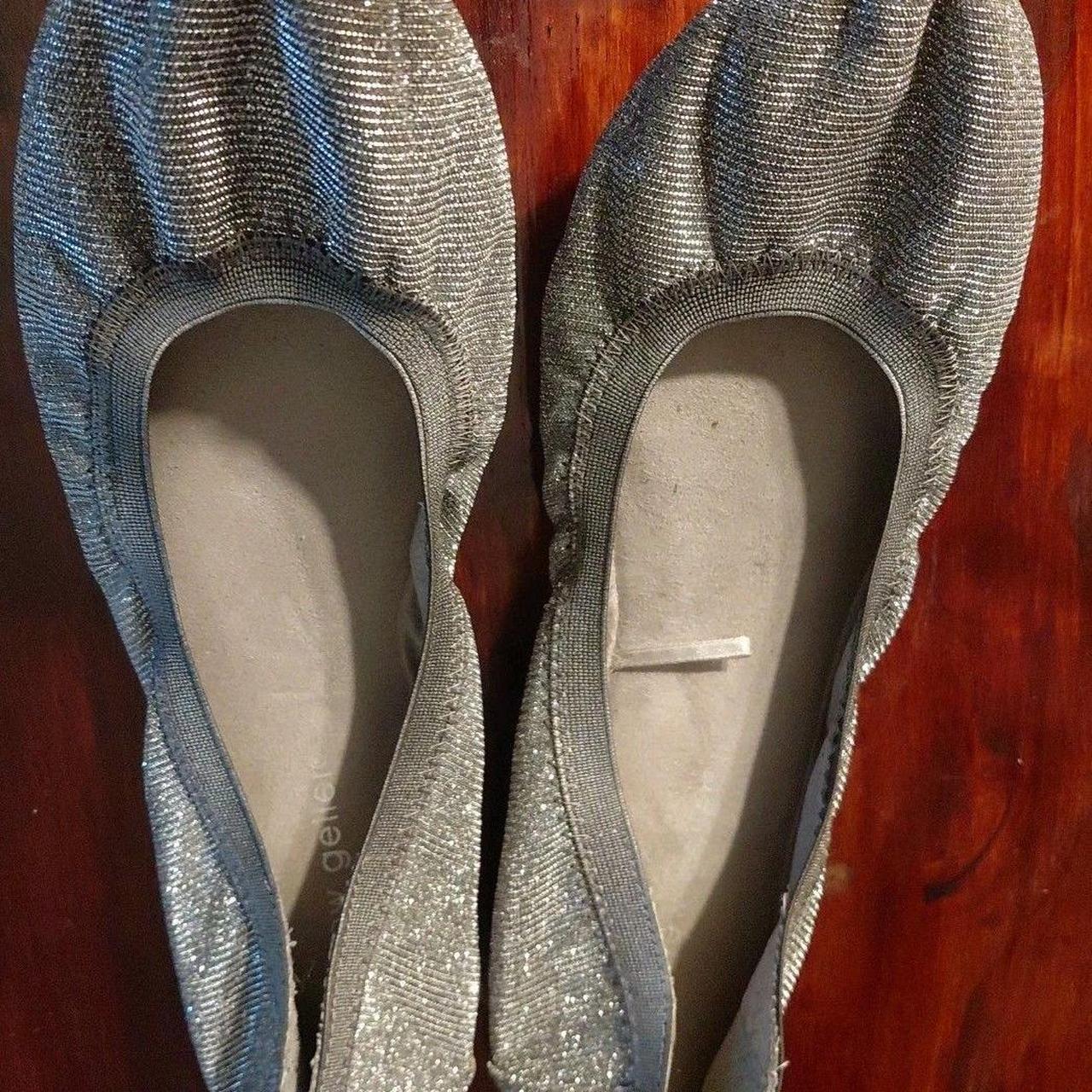Source Unknown Women's Ballet shoes - Silver - US… - image 3