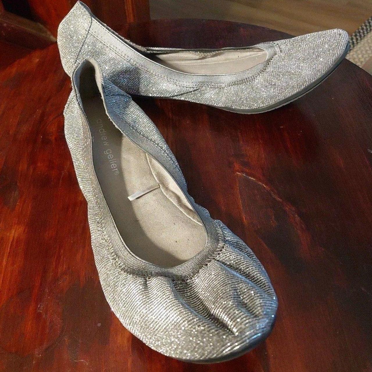 Source Unknown Women's Ballet shoes - Silver - US… - image 2