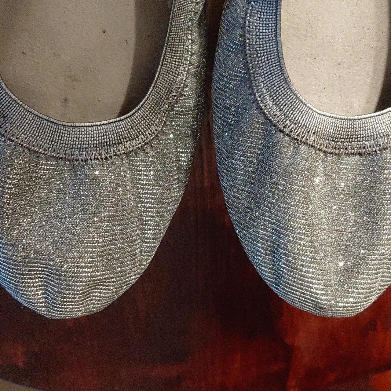 Source Unknown Women's Ballet shoes - Silver - US… - image 6