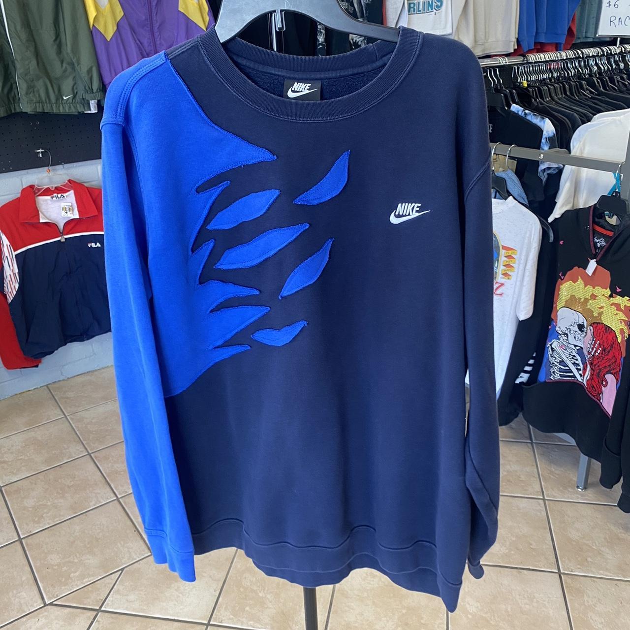 reworked nike sweatshirt
