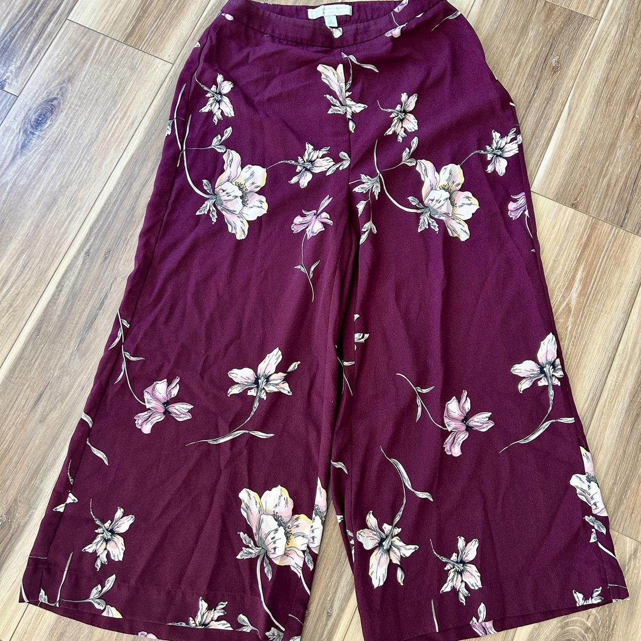 Trendy- Lauren Conrad wide leg crop dress pants... - Depop