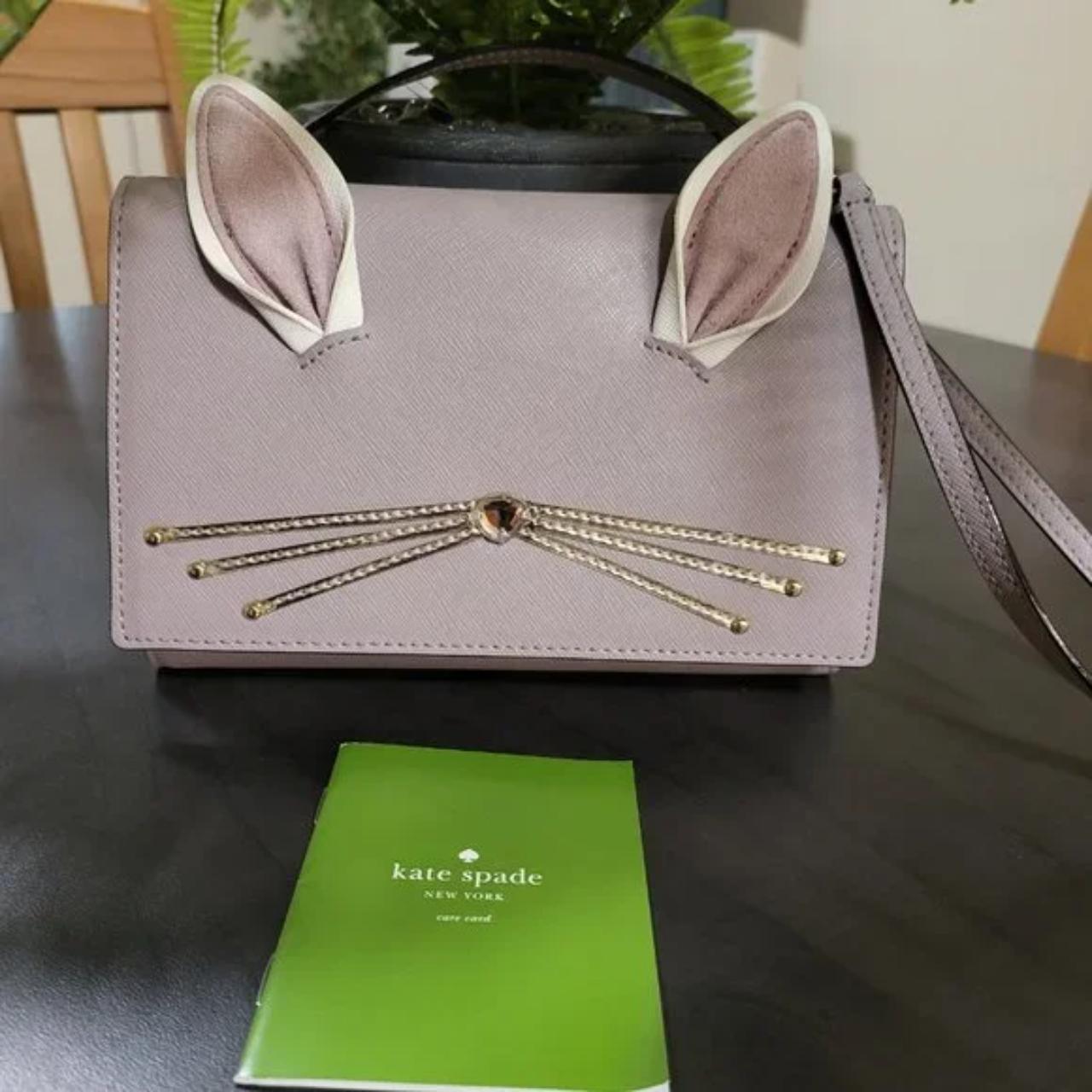 NWT Kate Spade Bunny Rabbit Bag Charm Keychain key ring FOB Last One | eBay