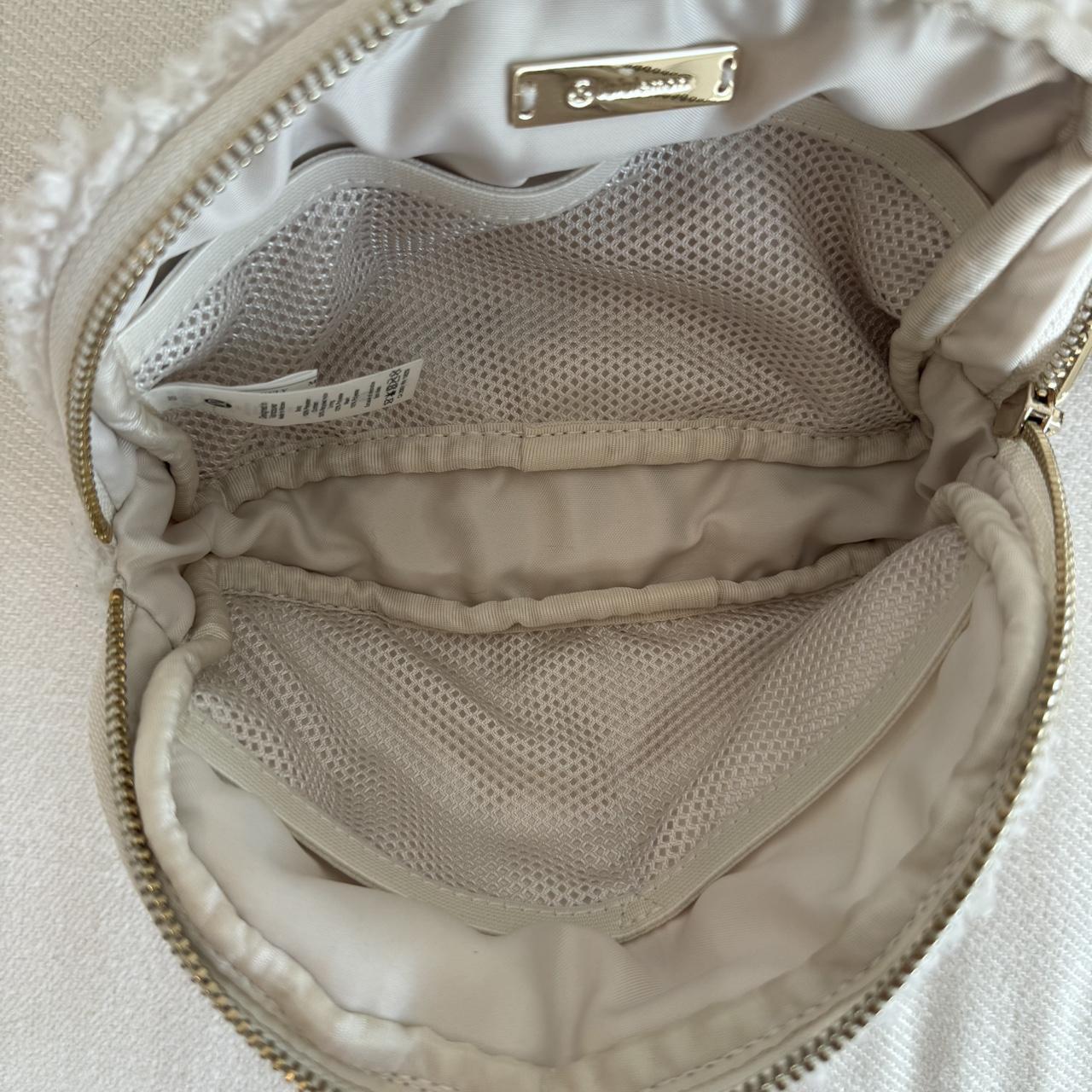 White Lululemon Fleece Belt Bag. Great condition... - Depop