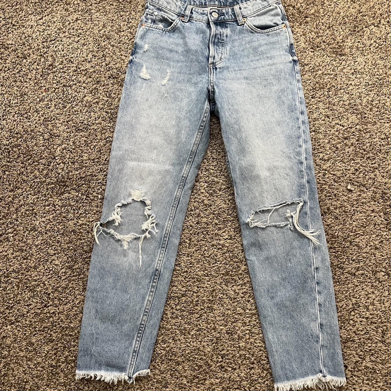 Low Waist Boyfriend Low Jeans H&m H&M Boyfriend Jeans Frayed