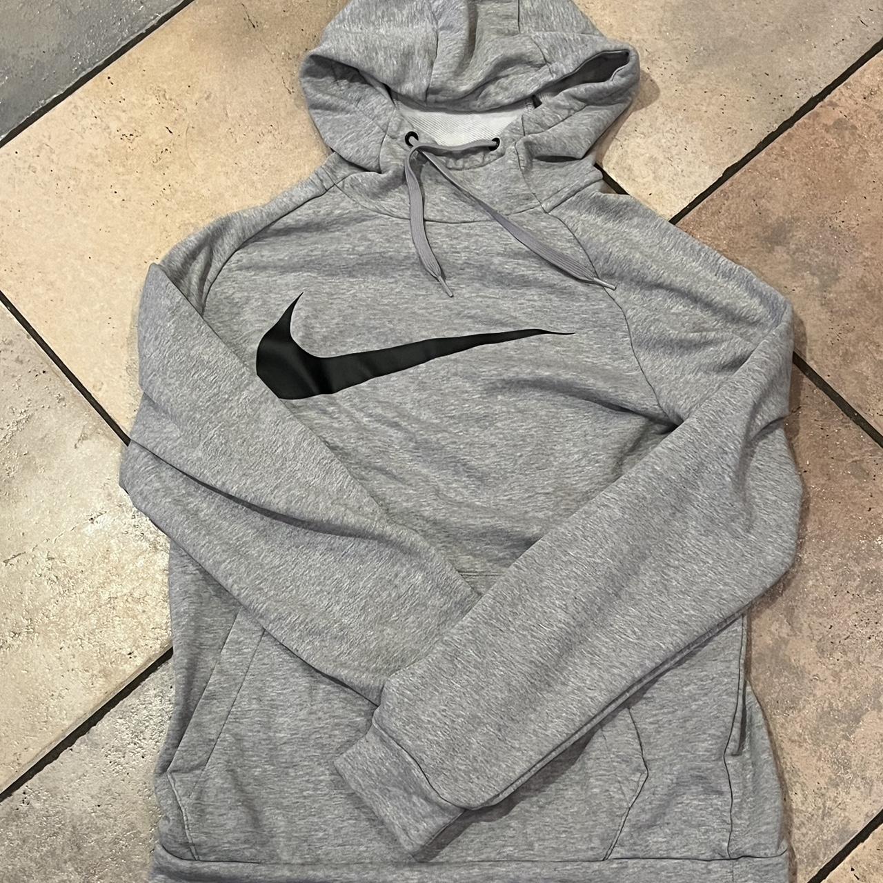 Grey Nike Hoodie, Dri-Fit, Men’s Small, No Flaws,... - Depop