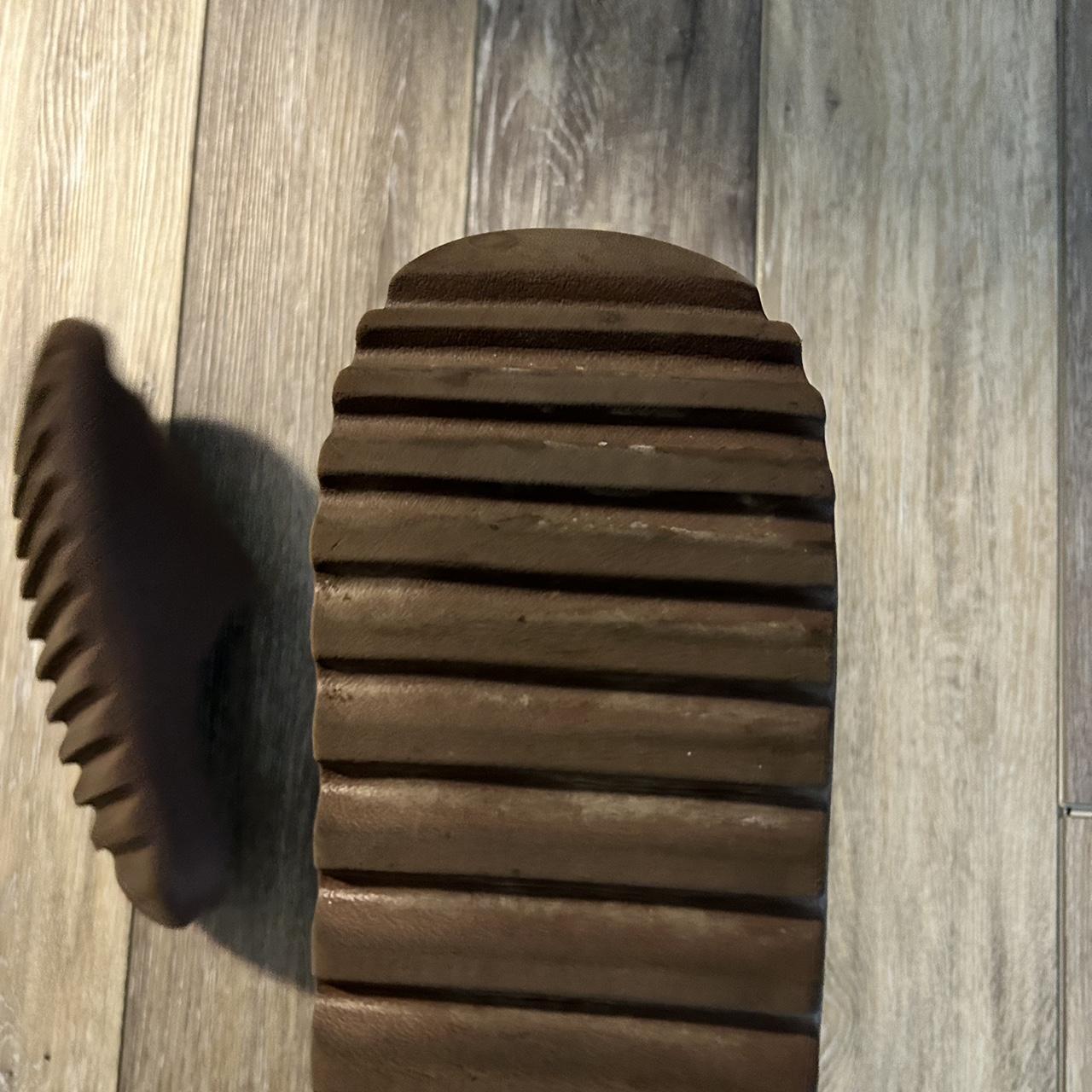 yeezy brown slide