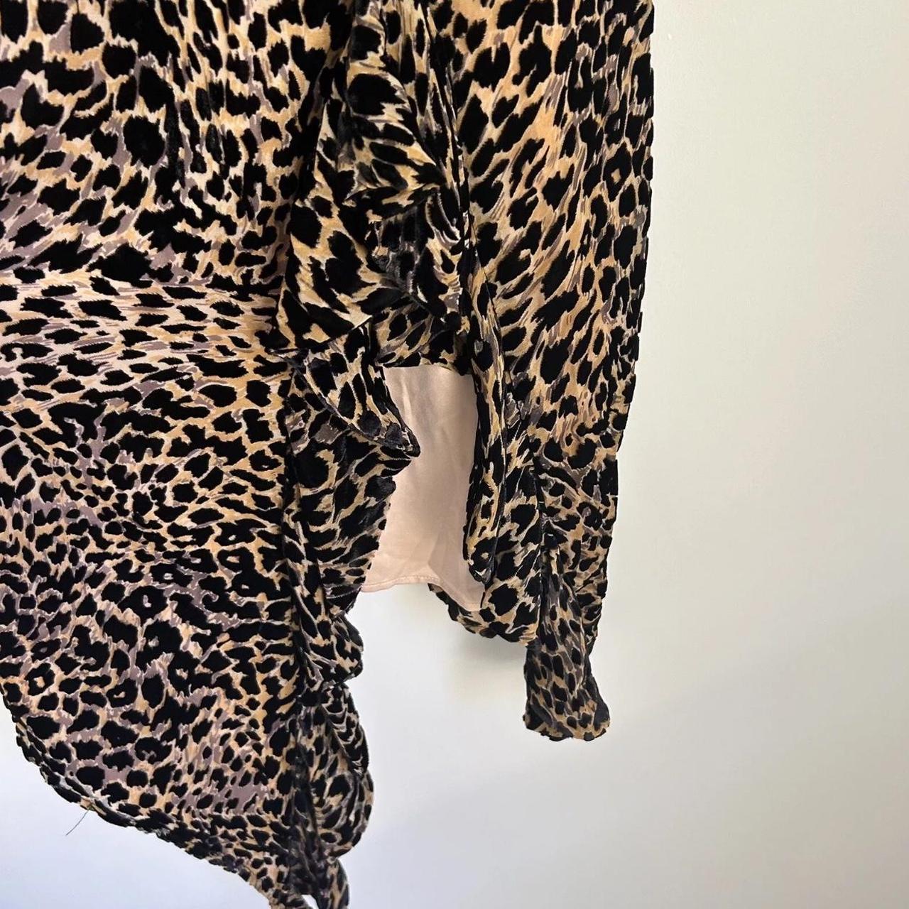 Misha collection emilia leopard slip dress hotsell