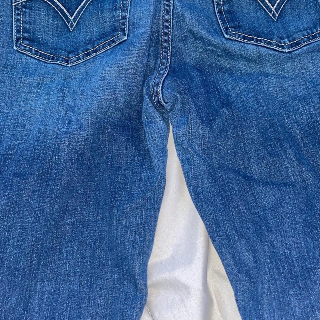 Dark blue Levi jeans - Depop