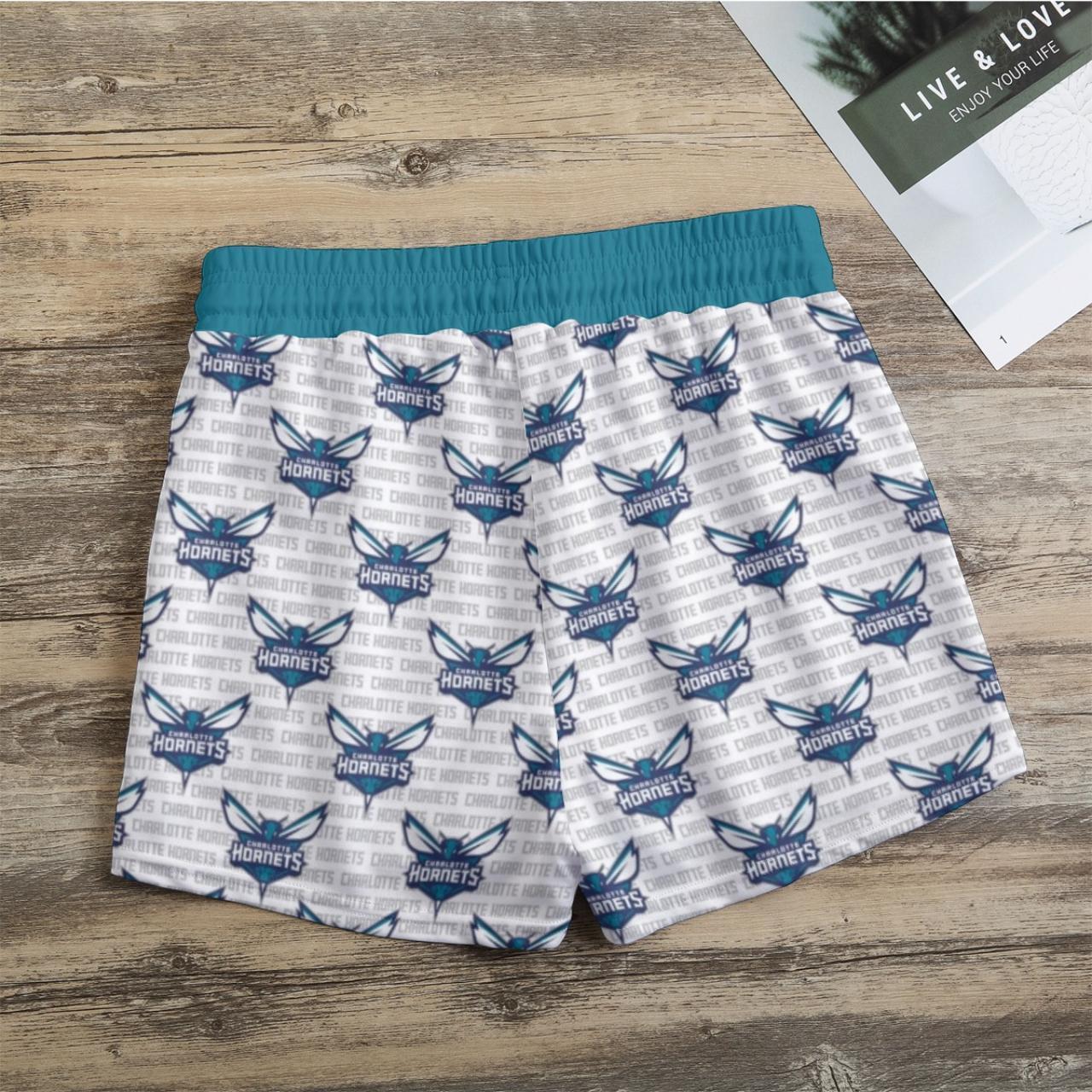 Vintage charlotte hornets on sale shorts