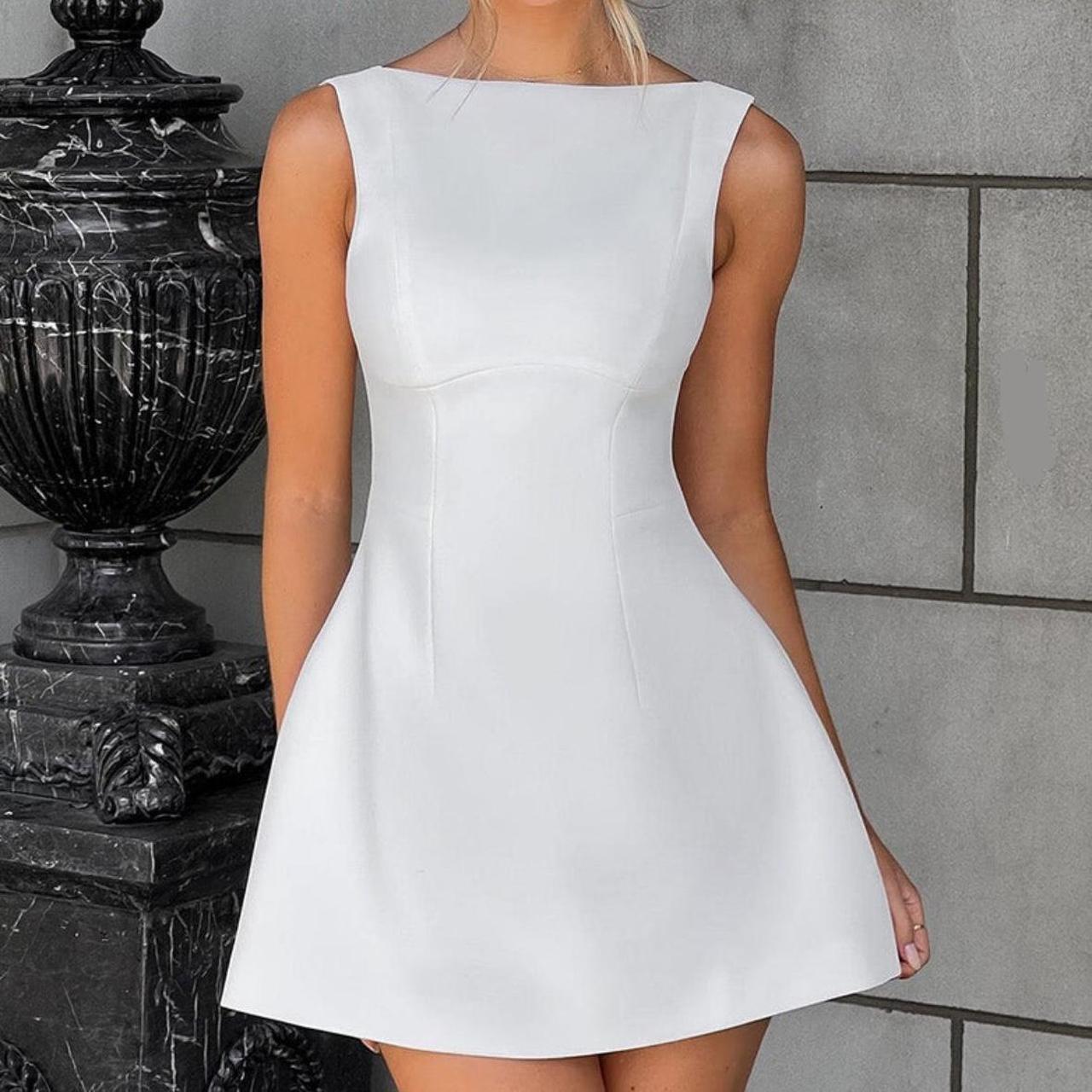 Babyboo Women's White Dress (2)