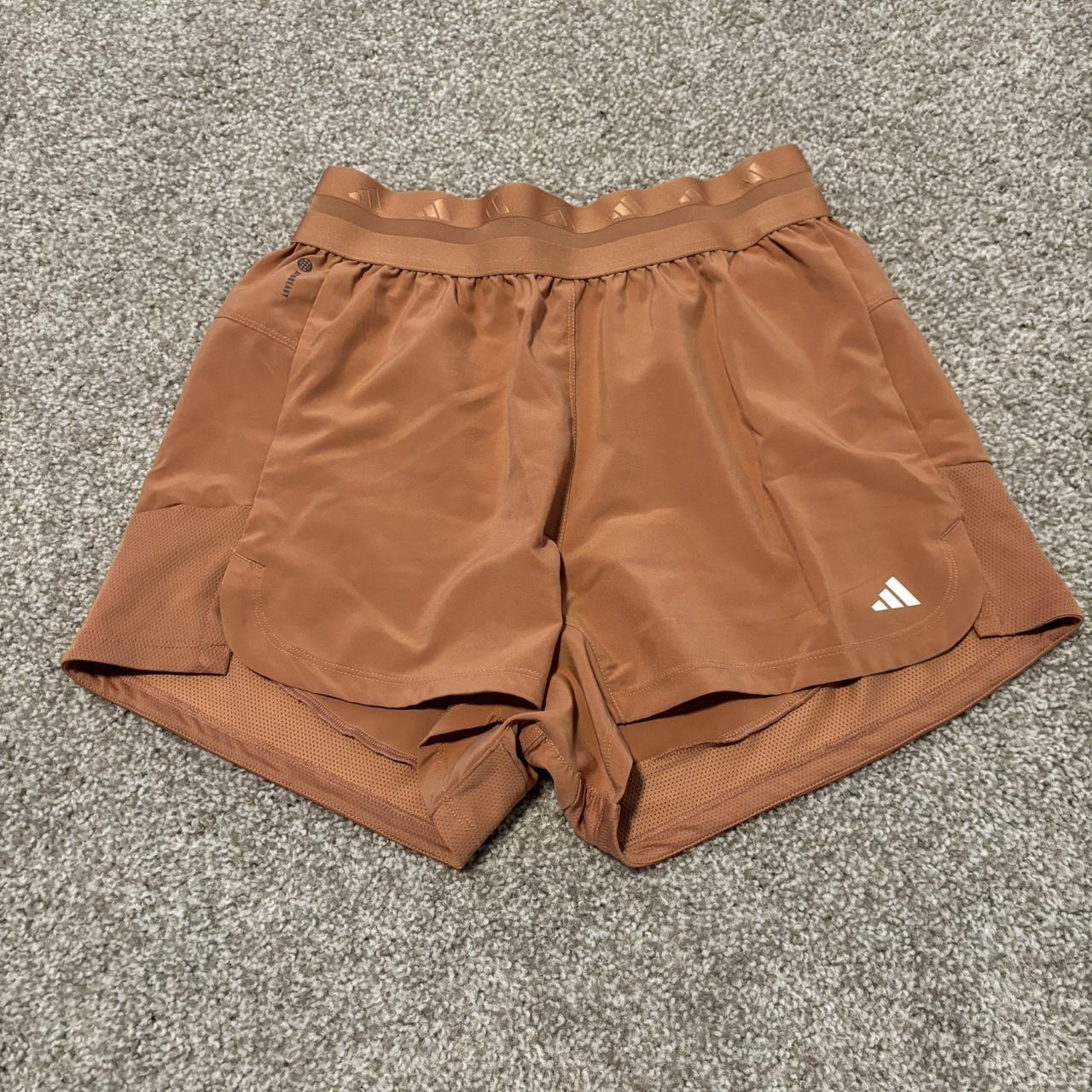 Adidas tan shorts online