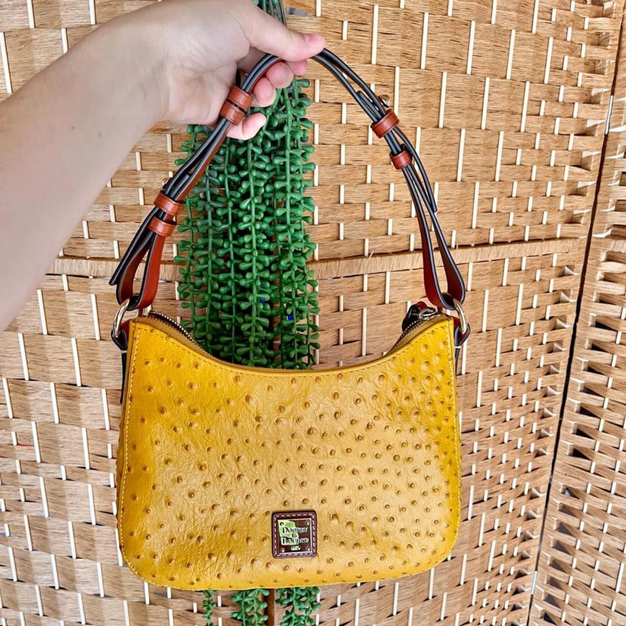 Dooney Bourke Yellow Kiley Hobo Bag Pebble texture Depop