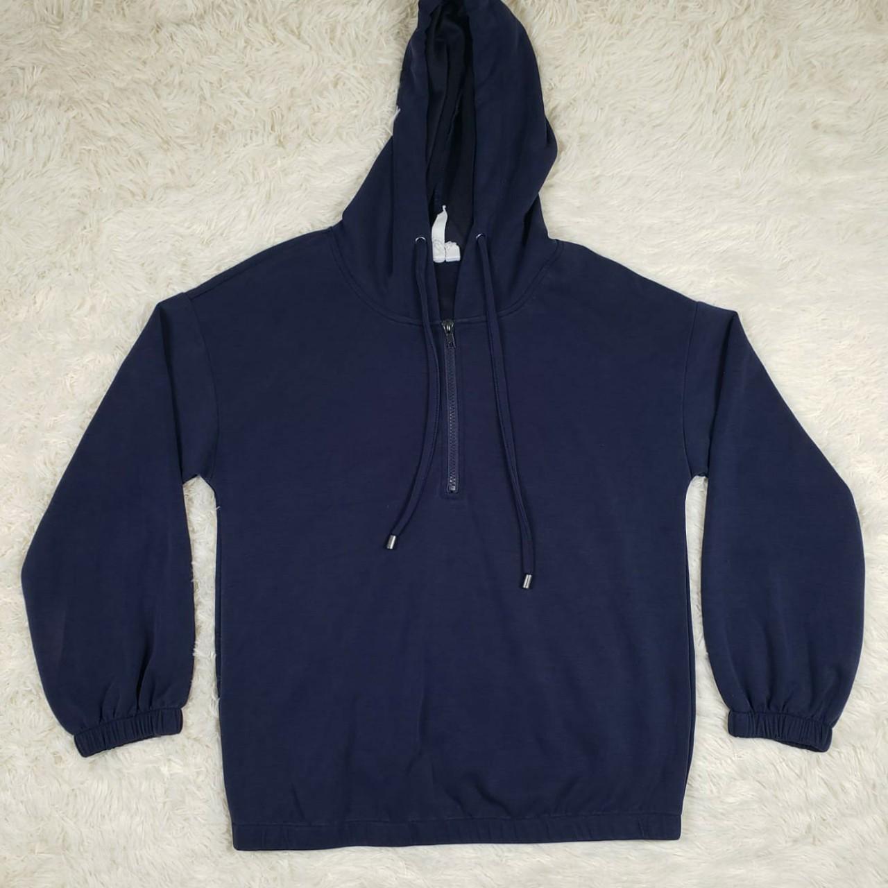 Cable Gauge Hoodie Sweatshirt Navy Blue Unisex. Depop