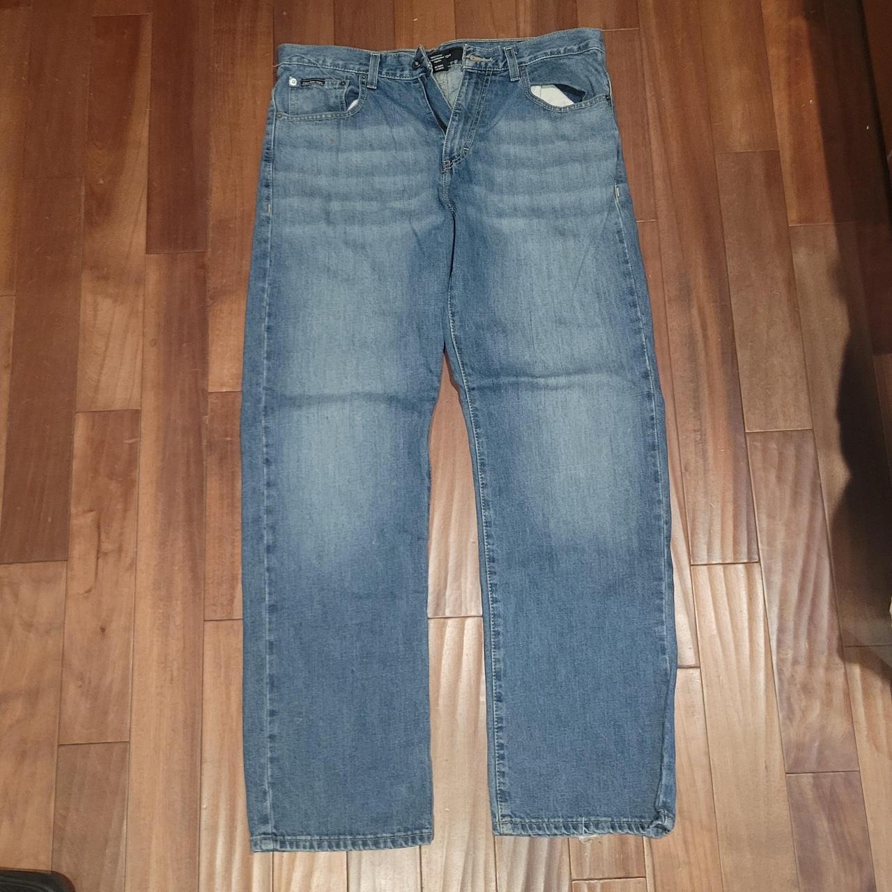 Calvin Klein baggy jeans size 34 goes good with any... - Depop