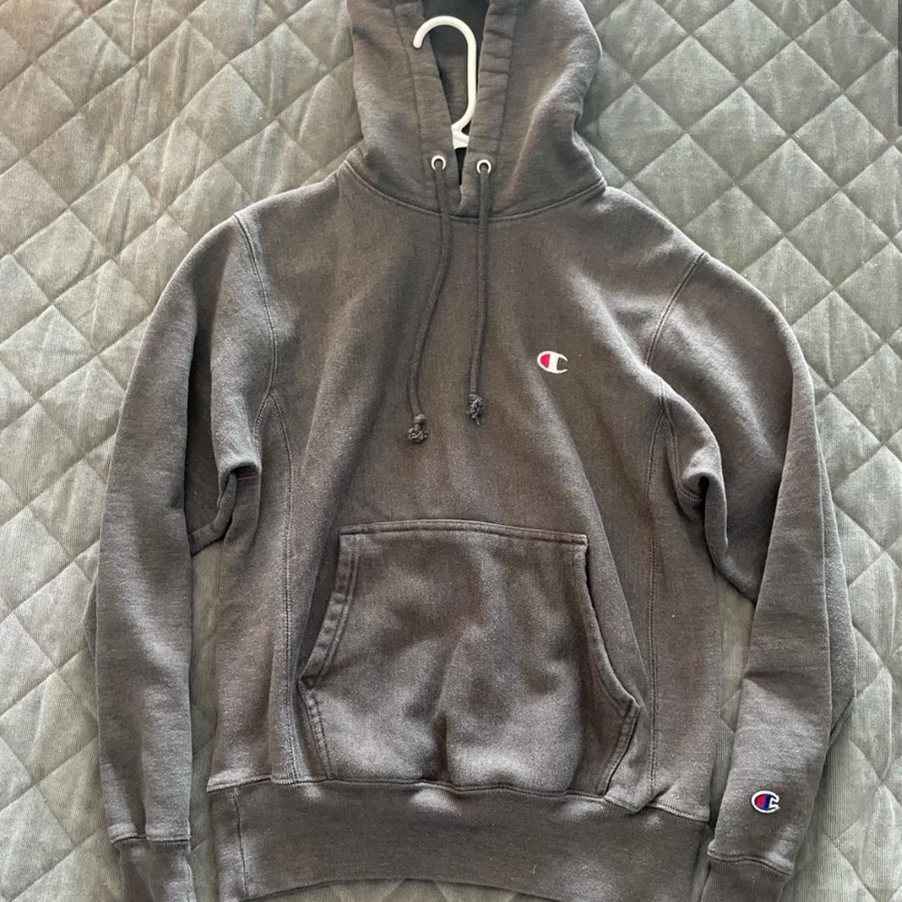 Champion sweater outlet grey mens leather