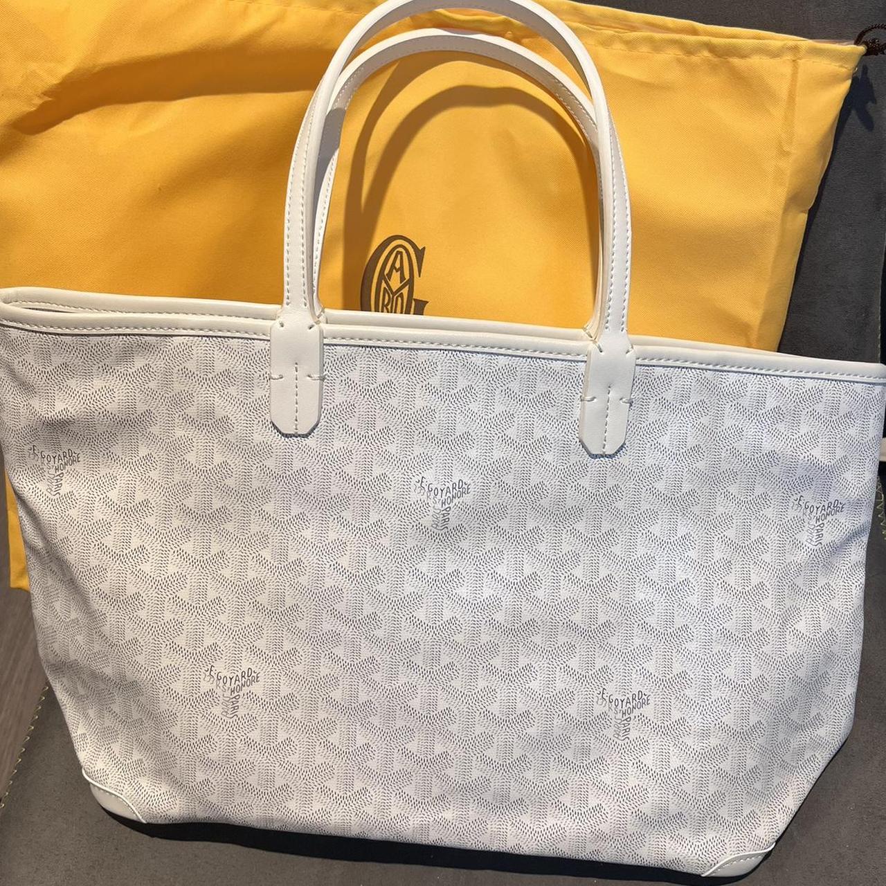 Brand new Goyard Artois zipped Tote Bag White No | Depop