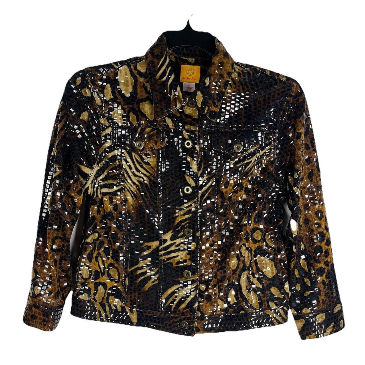 Ruby Rd. Women's Jacket - Multi/Brown - 10 – This… - image 1