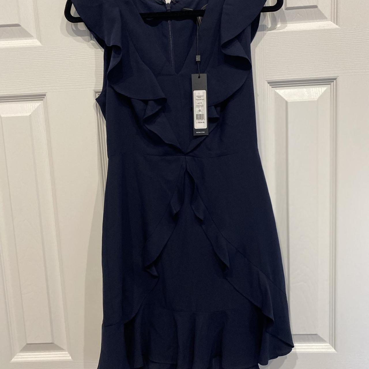 New with tags! BCBGMAXAZRIA Ruffled Mini Dress | Depop