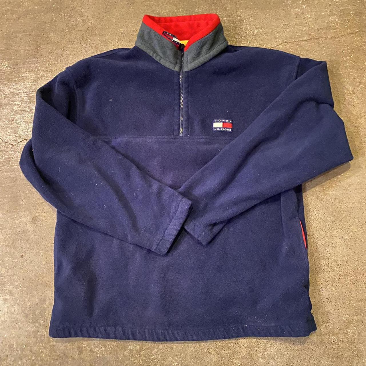 Vintage tommy shop hilfiger fleece jacket