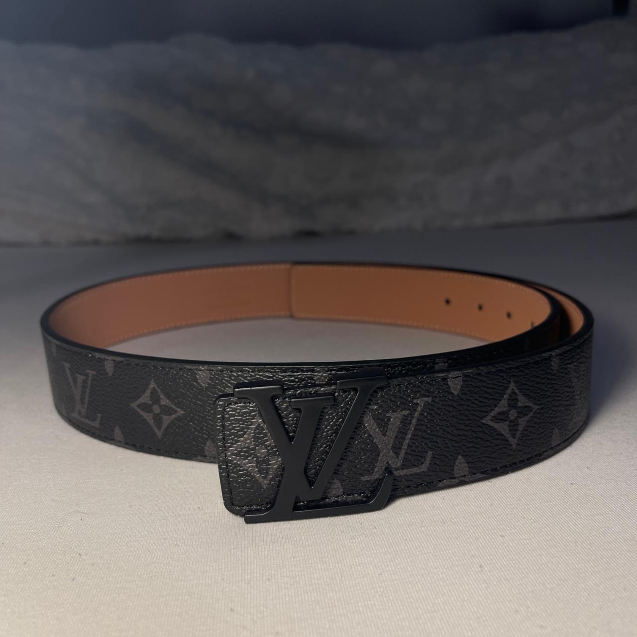mens black louis vuitton belt