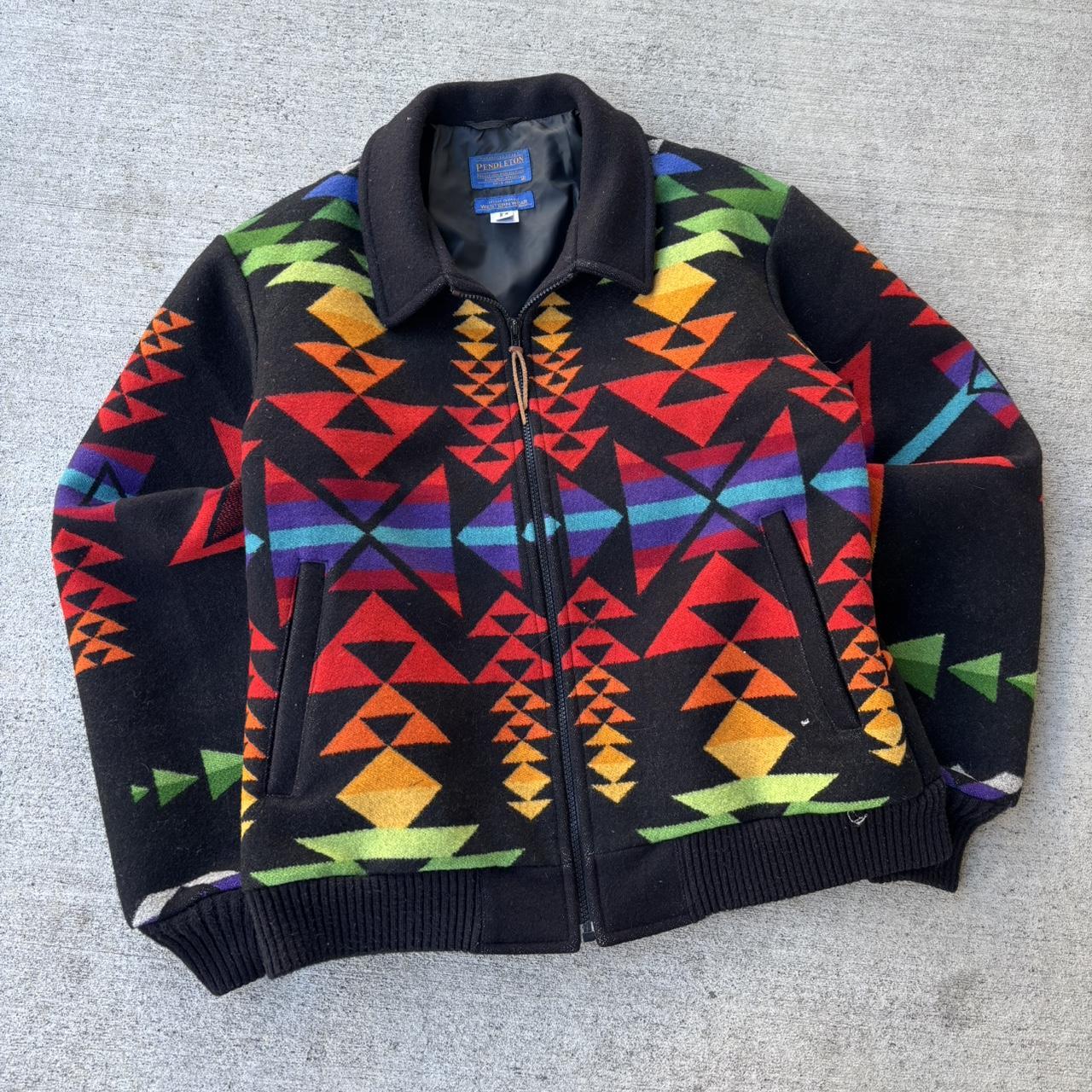 Pendleton Men's Jacket - Black/Multi - S – Small … - image 1