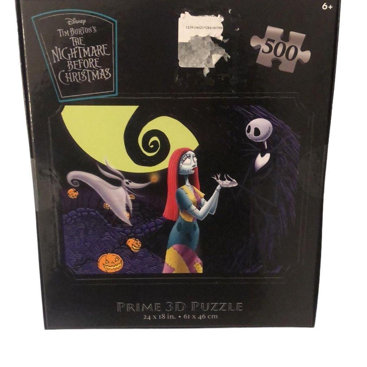 RARE! Disney The Nightmare Before Christmas Prime 3D Puzzle 500 Pieces on sale 24”x18”