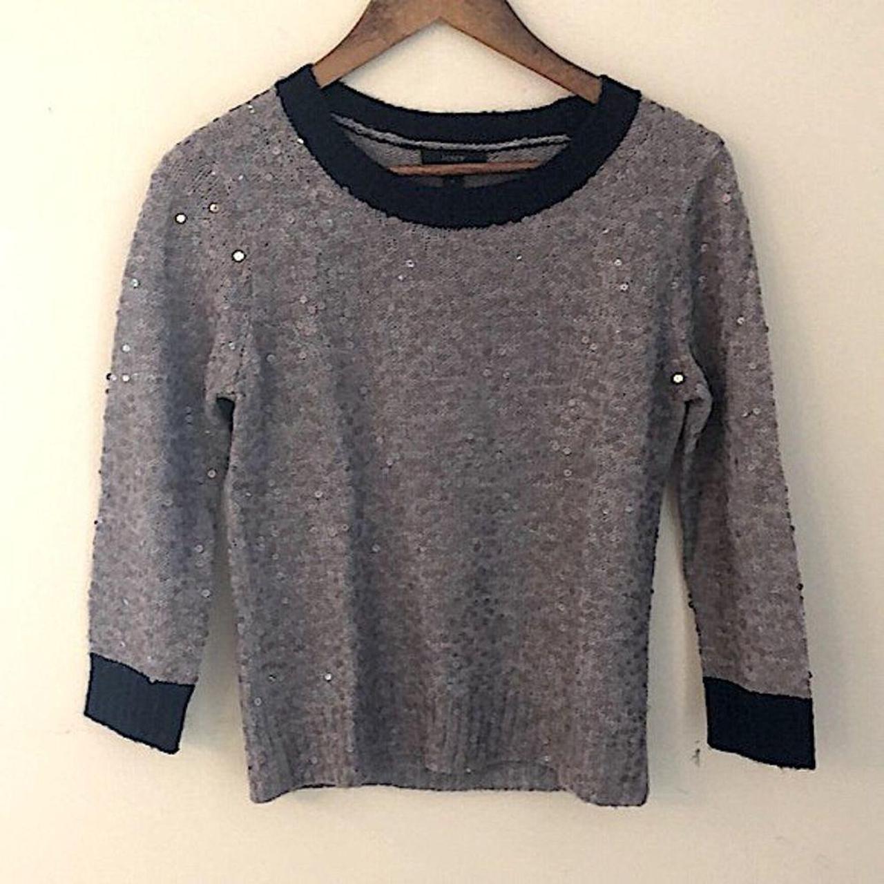 J shops crew sequin sweater