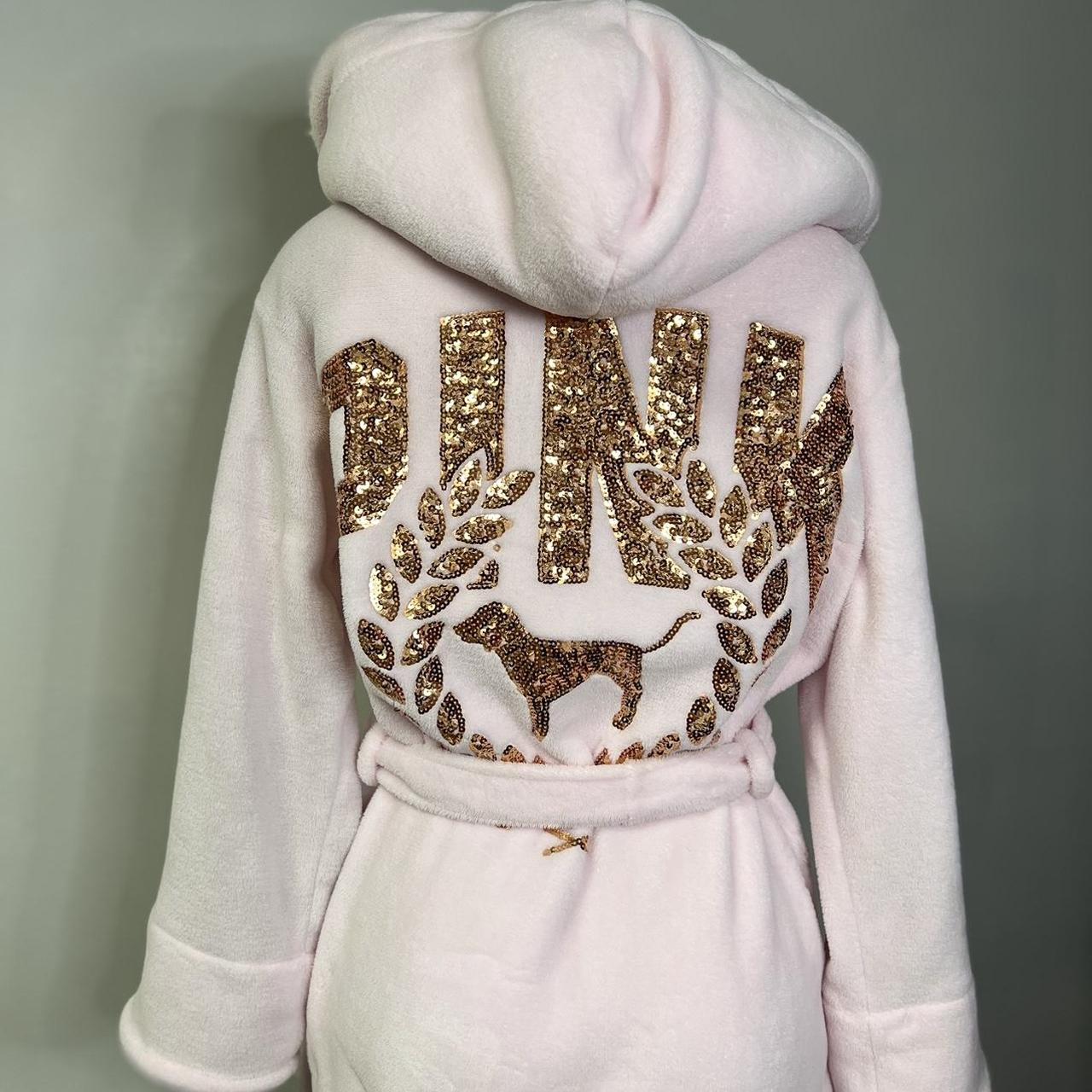 VS Pink Robe No flaws beside washable mark shown on... Depop