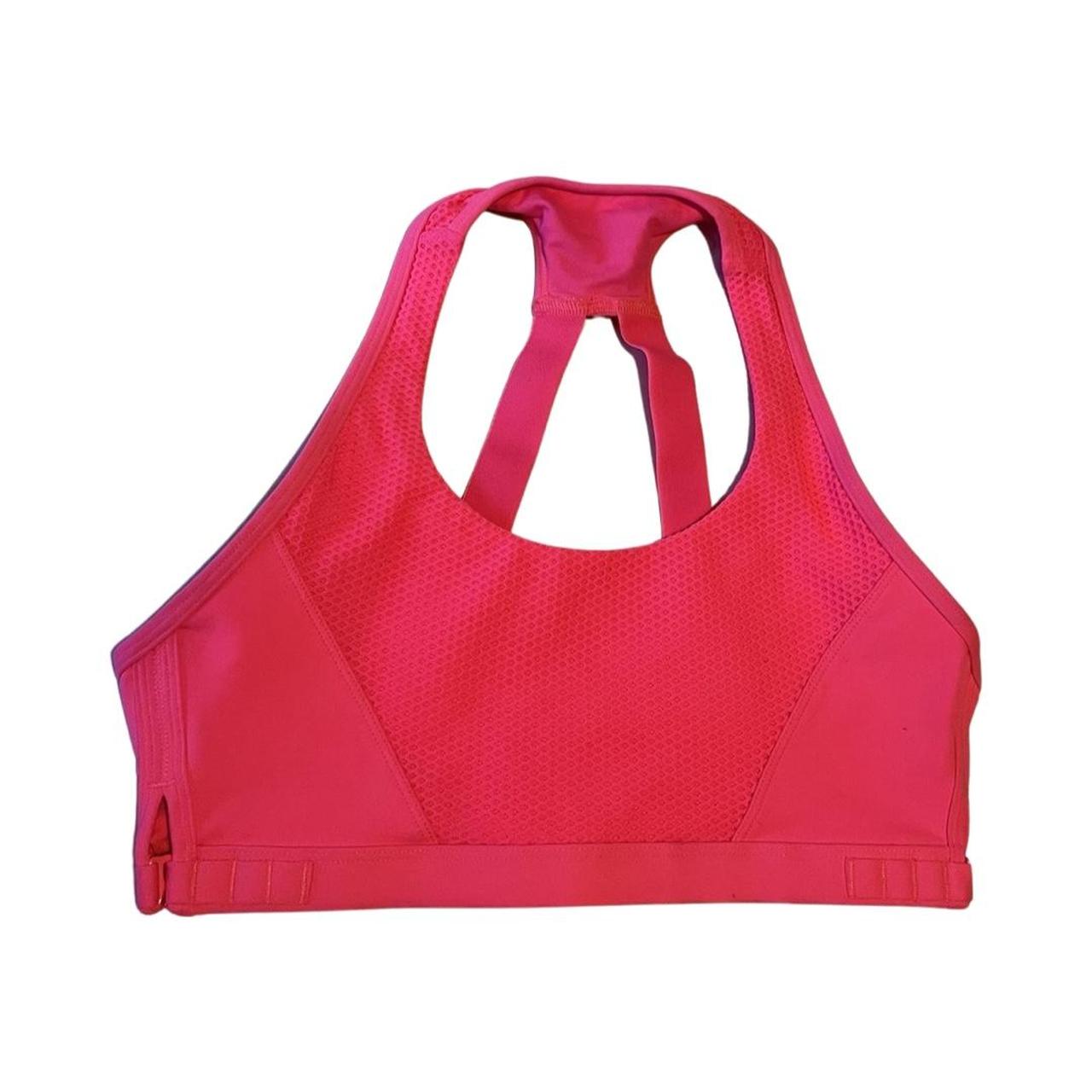 Lorna Jane Sports Bra Size Medium Pink Adjustable... - Depop