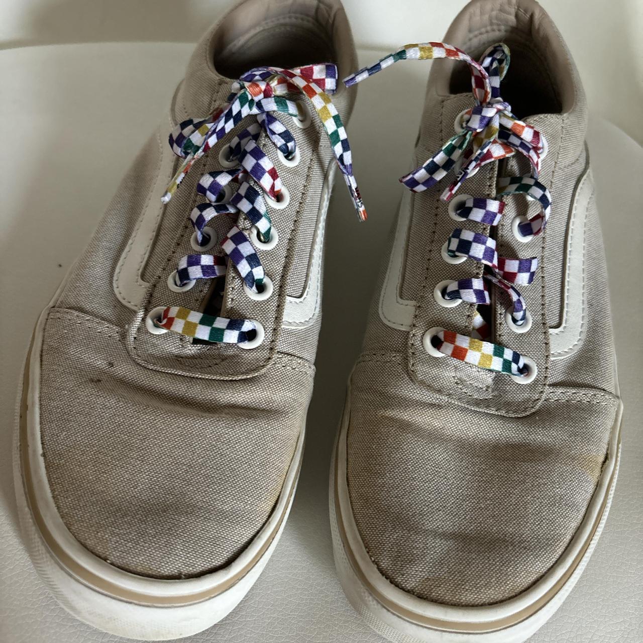 Rainbow laces vans best sale