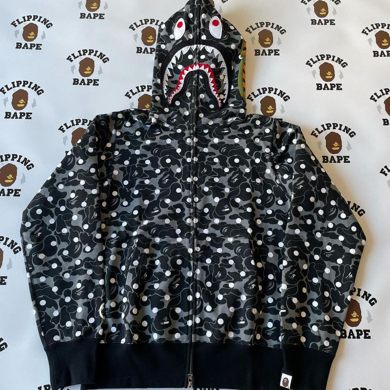 Bape polka dot hoodie deals