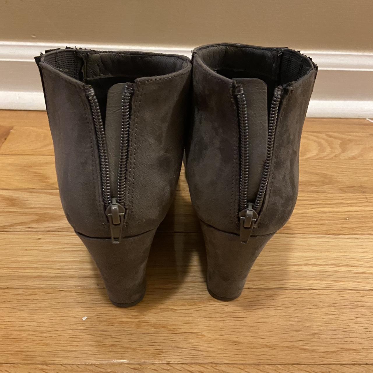 Dark hotsell grey booties