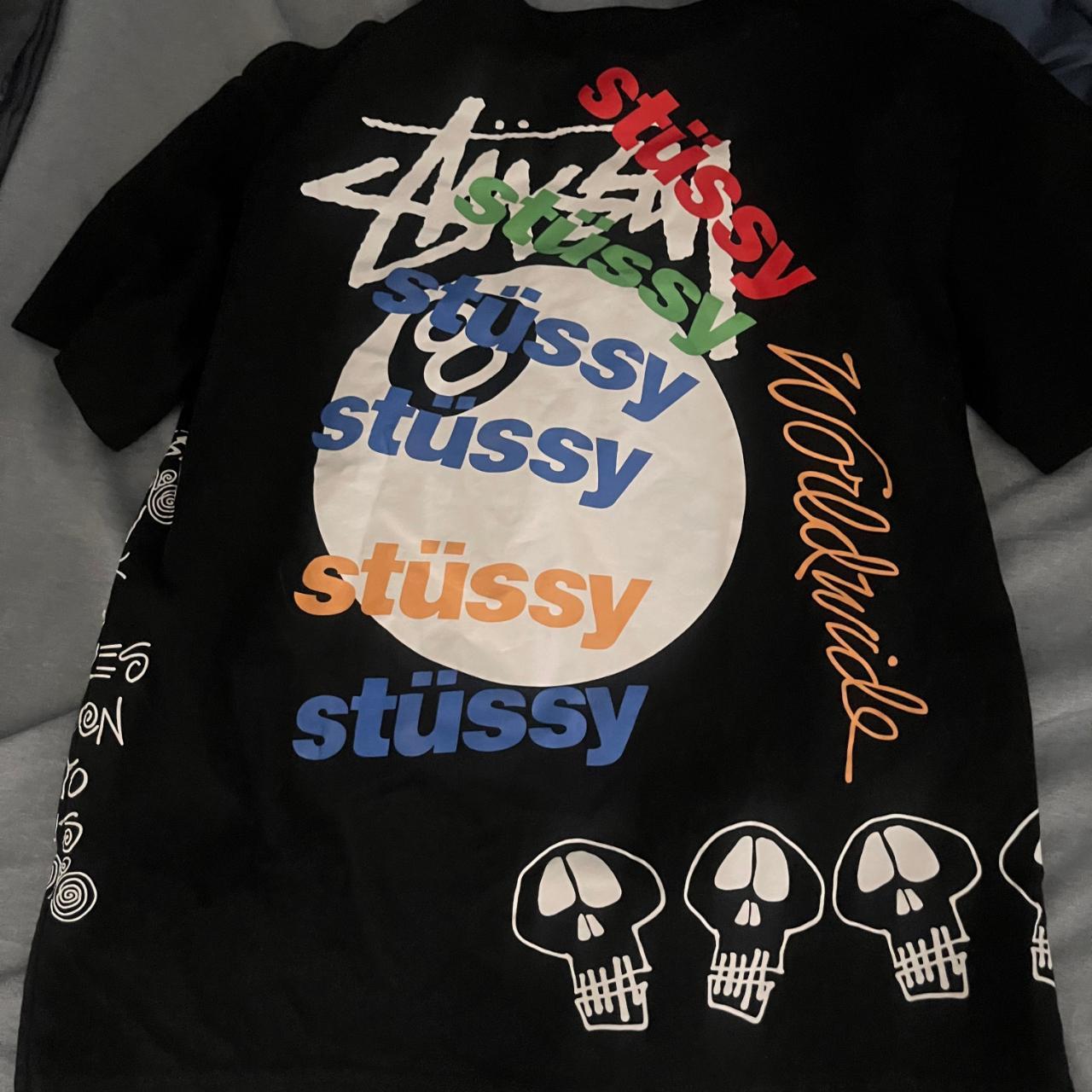 Stussy test strike black tee Size L fits TTS... Depop