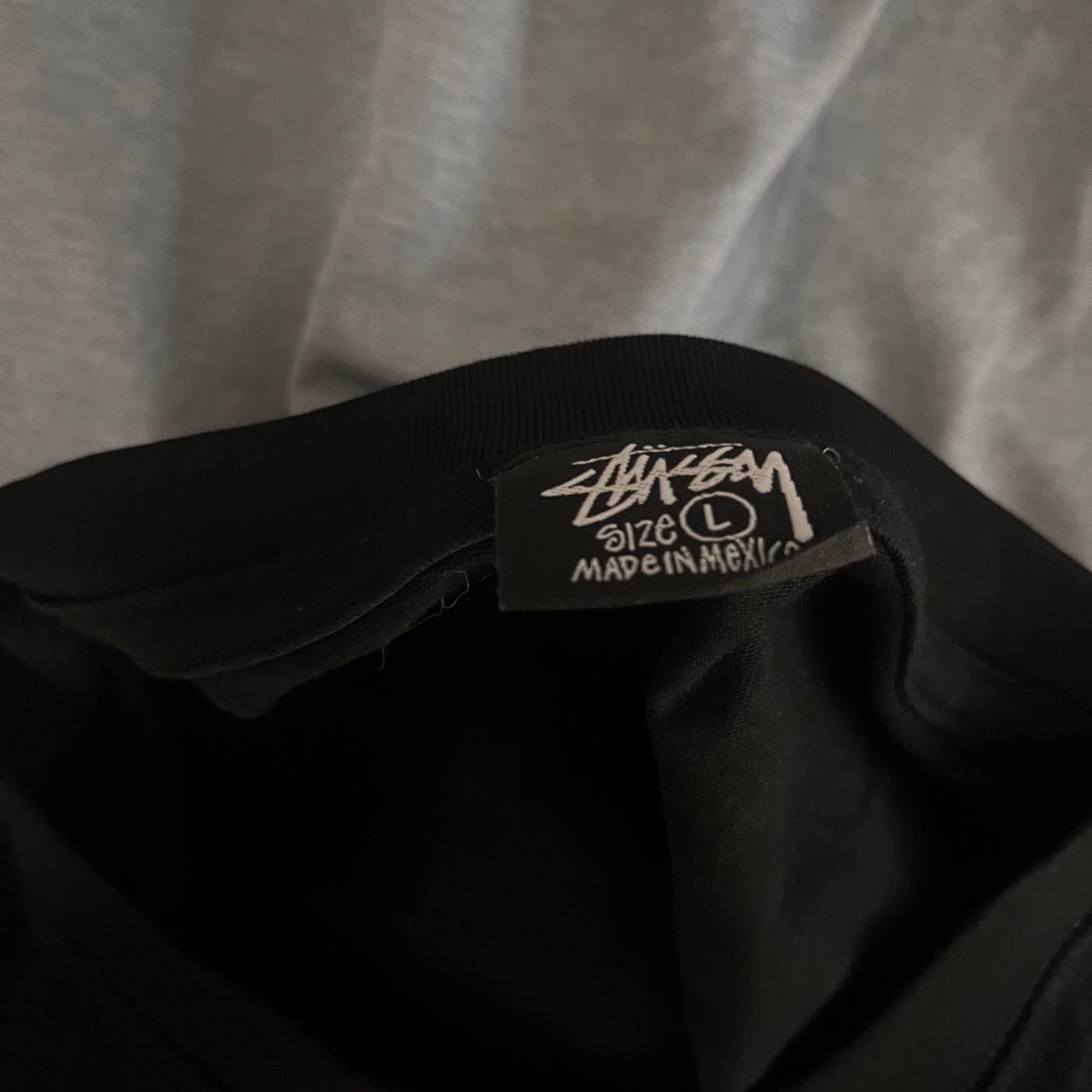 Stussy test strike black tee Size: L fits TTS... - Depop