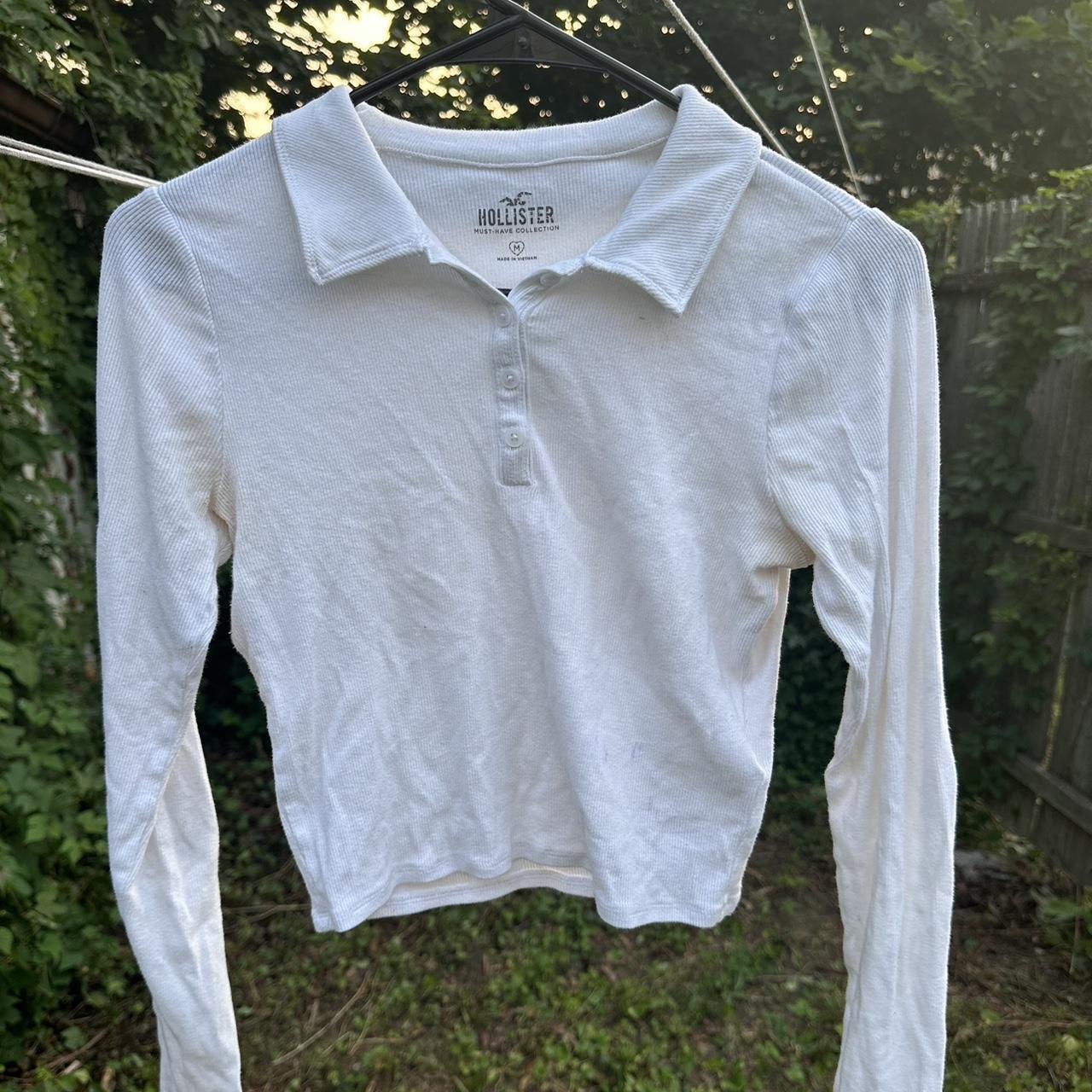 Hollister Flannel Crop Top This top was used, Depop