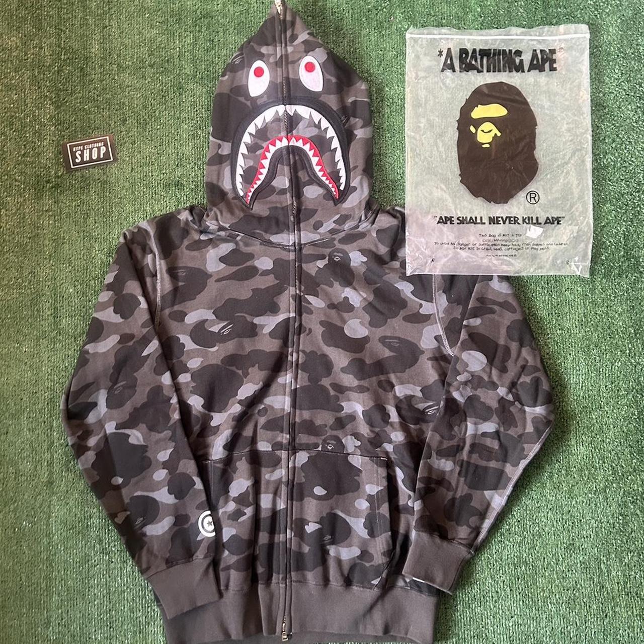 Men’s Bape A Bathing Ape Full. Zip Sweatshirt hotsell Size Large