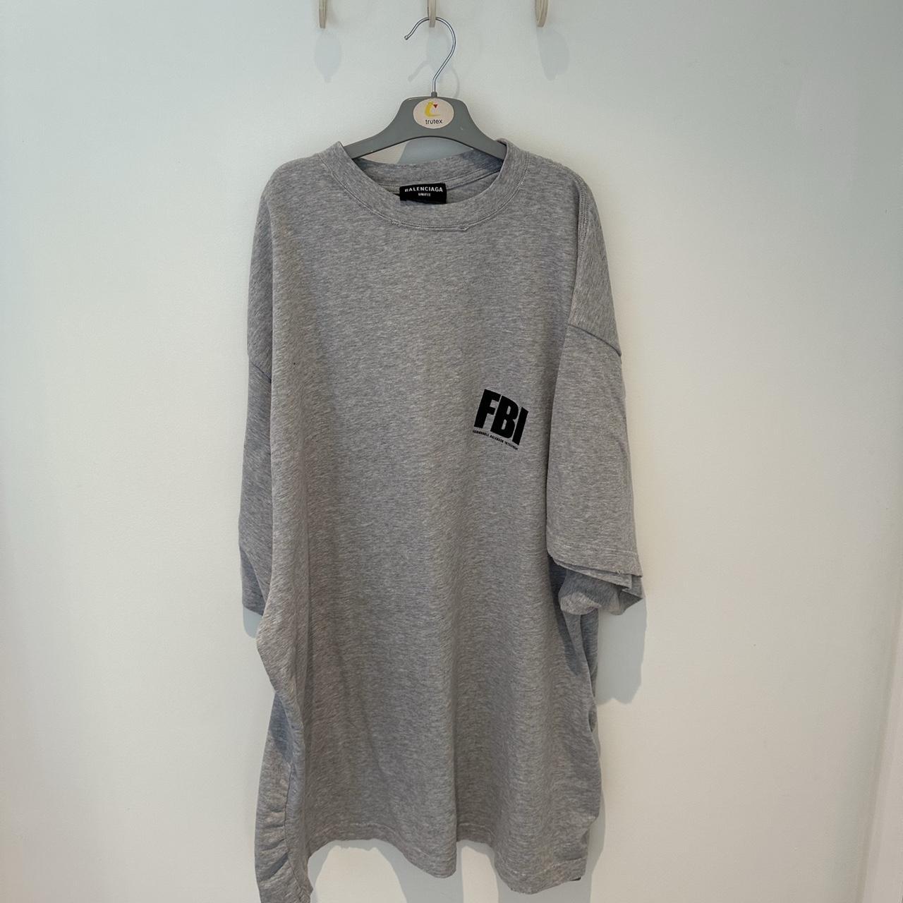 Balenciaga fbi discount t shirt