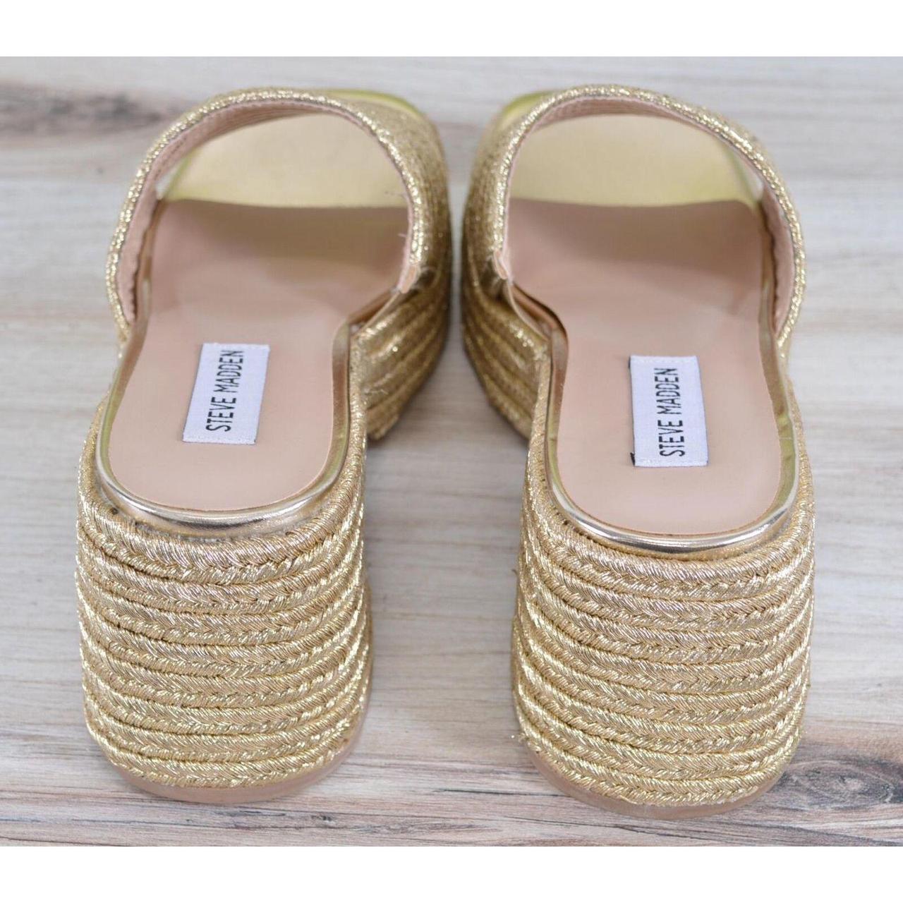 NEW Steve Madden Women's REIGN Metallic Gold Depop