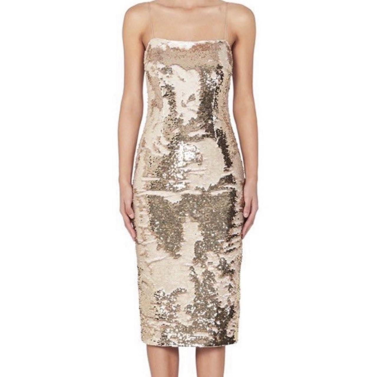 Misha gold dress best sale