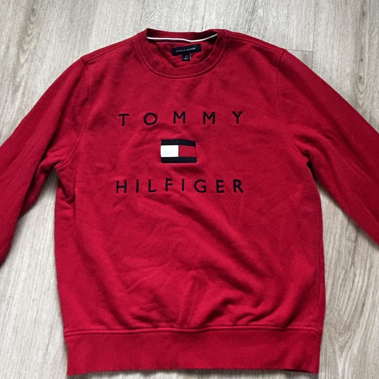 Tommy Hilfiger Men's Sweatshirt - Red - M – Red T… - image 1
