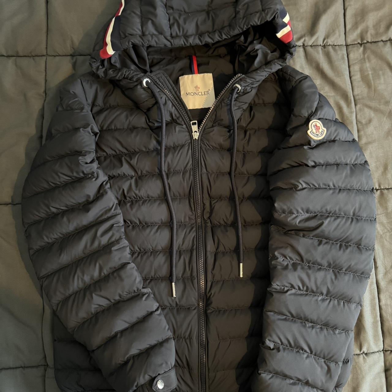 Moncler coat size small Like new with tags, the coat... Depop